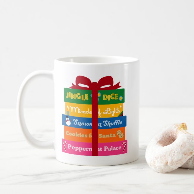 Give Me Games for the Holidays Mug (With Donut)