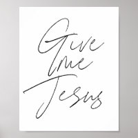 Give me Jesus Script