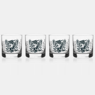 Give me liberty or give me death Drinkware Set Whiskey Glass