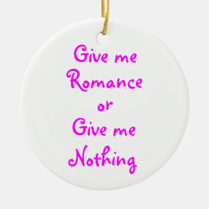 Give me Romance-circle ornament