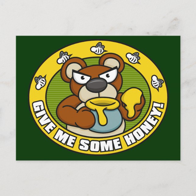 Give Me Some Honey Postcards (Front)