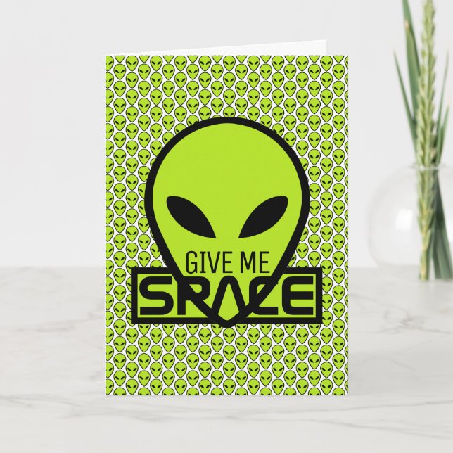 Give Me Space, Extraterrestrial Alien Card (Front)