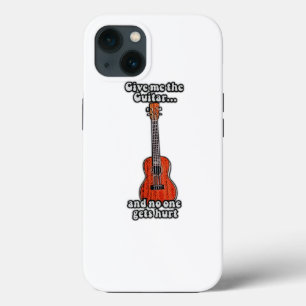 Give me the guitar and no one gets hurt. colorful iPhone 13 case