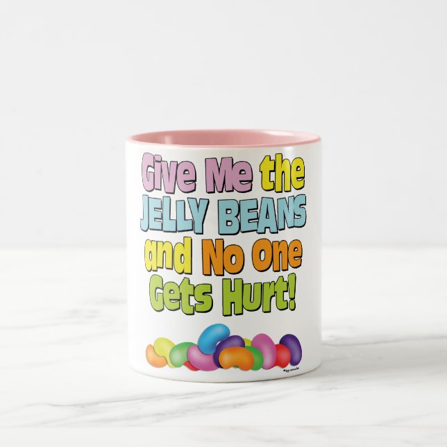 Give me the Jelly Beans Two-Tone Coffee Mug (Center)