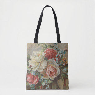 Give me thine heart Antique Cottagecore Valentine Tote Bag