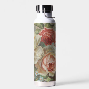Give me thine heart Antique Cottagecore Valentine Water Bottle