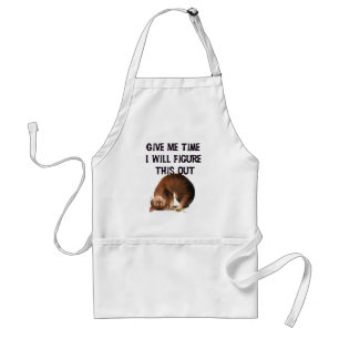Give Me Time - Upside Down Kitty Apron