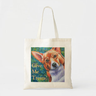 Give Me Treats! Halloween Dog Trick or Treat Tote Bag