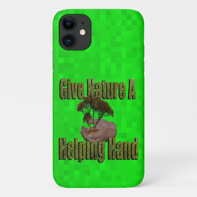 Give Nature A Helping Hand, Case-Mate iPhone Case (Back)