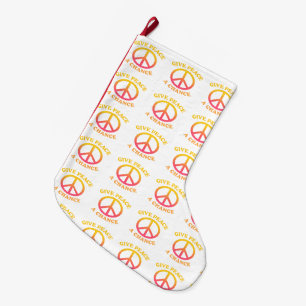 'Give Peace a Chance' Christmas Stocking