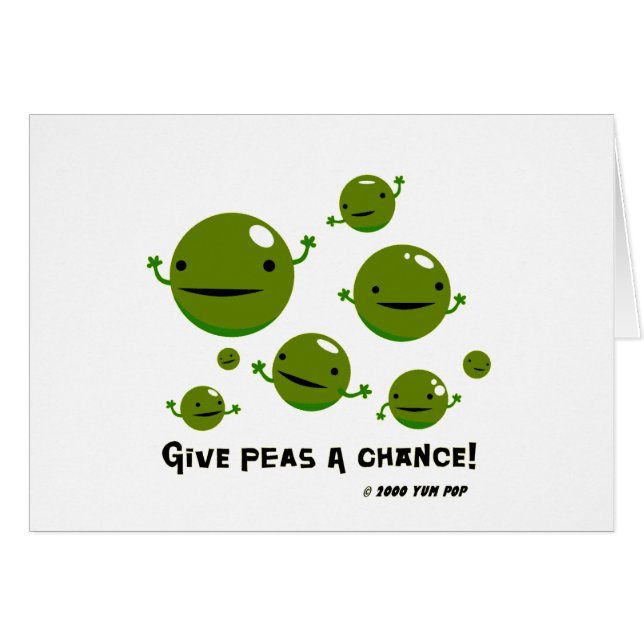 Give Peas a Chance (Front Horizontal)