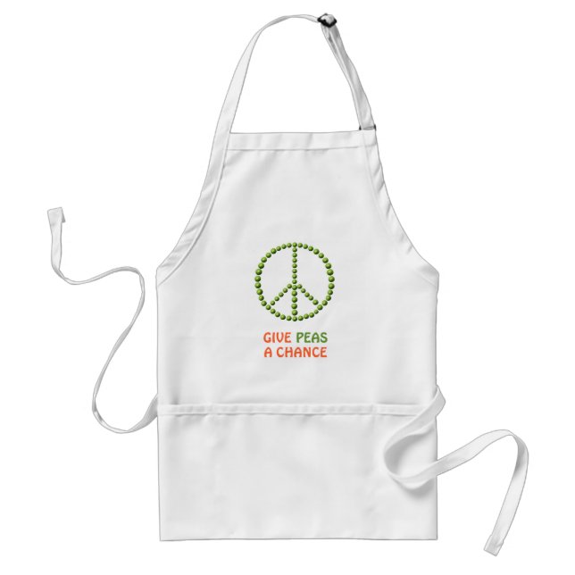 Give Peas a Chance Apron (Front)