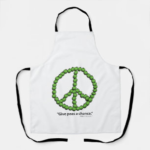 "Give Peas A Chance" Apron
