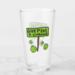 Give Peas A Chance Glass