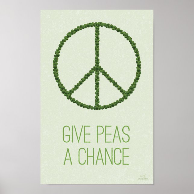 Give Peas A Chance Poster (Front)