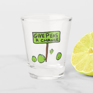 Give Peas A Chance Shot Glass