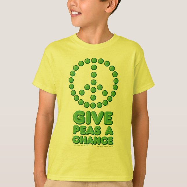Give Peas A Chance T-Shirt (Front)