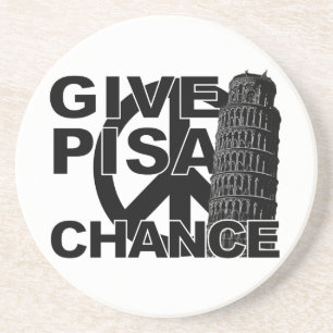 Give Pisa Chance coaster