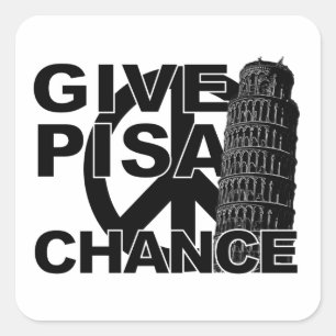 Give Pisa Chance stickers