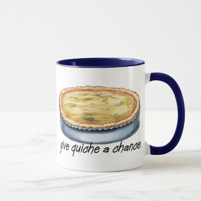 Give Quiche a Chance Mug (Right)