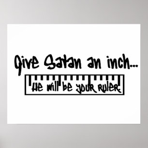 Give Satan an Inch… Poster