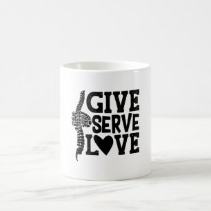 Give Serve Love Chiropractic Spine Chiropractor Coffee Mug