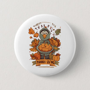 Give Thanks and Share Love 6 Cm Round Badge