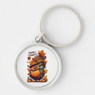 Give Thanks and Share Love Key Ring