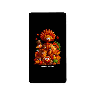 Give Thanks and Share Love Label