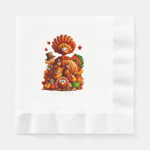 Give Thanks and Share Love Napkin