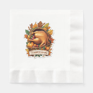 Give Thanks and Share Love Napkin