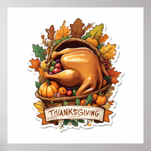 Give Thanks and Share Love Poster