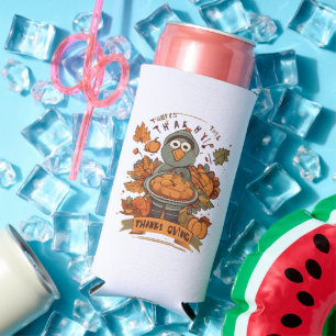 Give Thanks and Share Love Seltzer Can Cooler