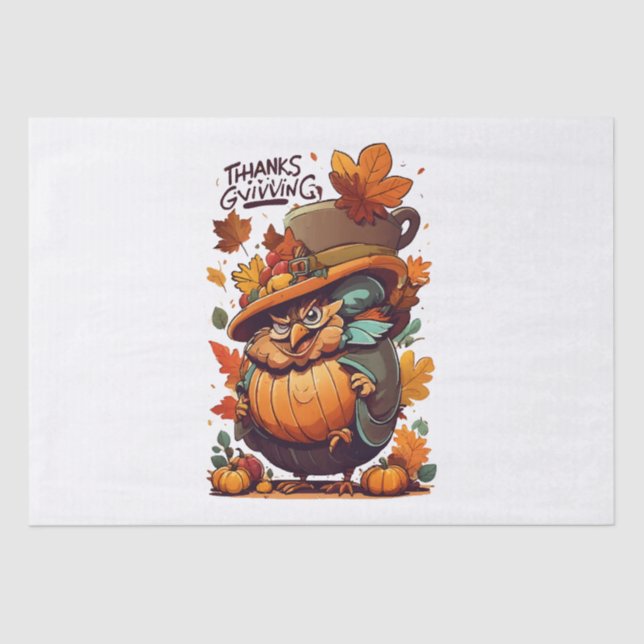 Give Thanks and Share Love Tissue Paper (Front)