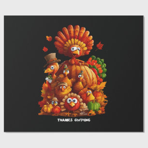 Give Thanks and Share Love Wrapping Paper