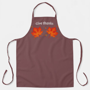 Give Thanks Autumn Apron