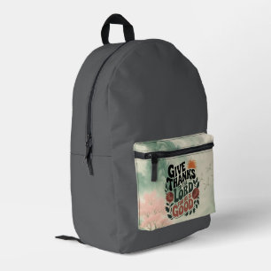Give Thanks - Christian Backpack
