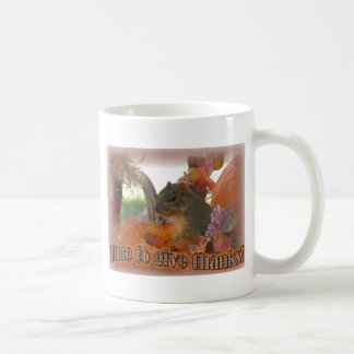 Give thanks coffee mug