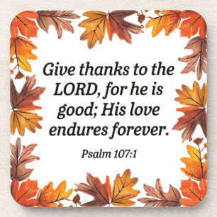 Give Thanks Collection Coaster