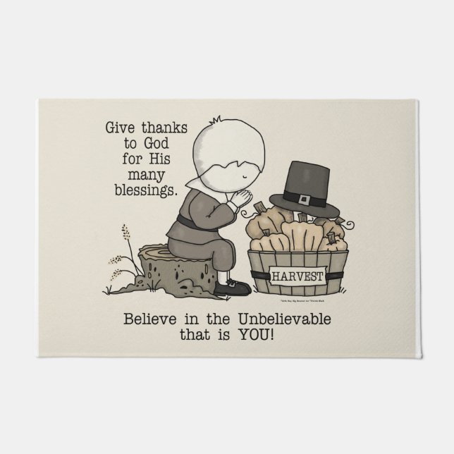 Give Thanks Doormat (Front)