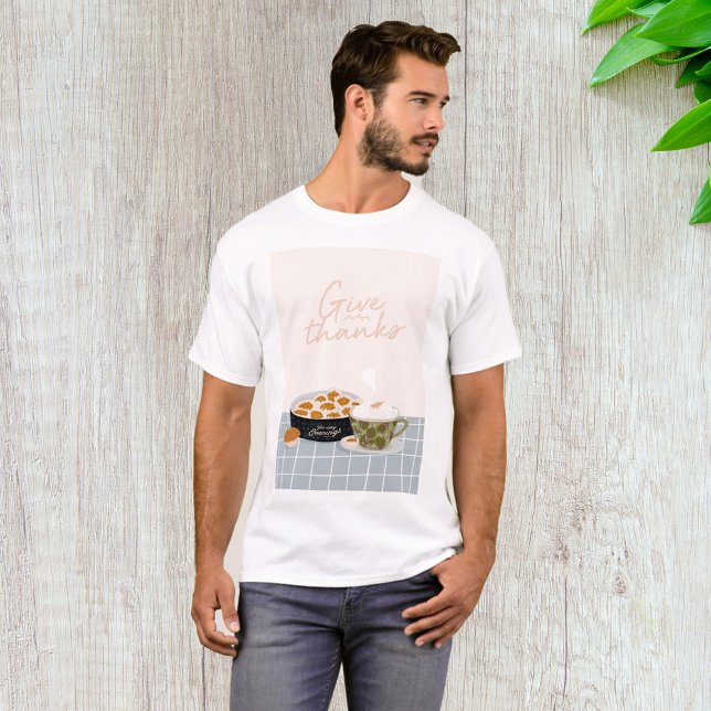 Give Thanks For Cosy Evenings Autumn Treats T-Shirt (Creator Uploaded)