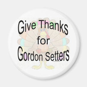 Give Thanks for Gordon Setters - Magnet
