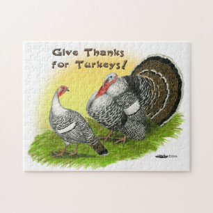 Give Thanks For Turkeys! Jigsaw Puzzle