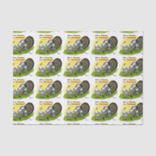 Give Thanks For Turkeys! Tissue Paper