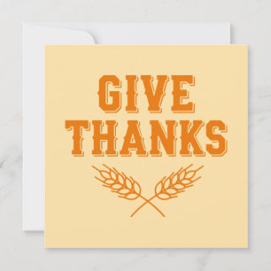Give Thanks Holiday Card