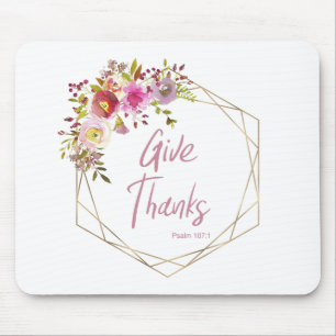 Give Thanks Mouse Pad