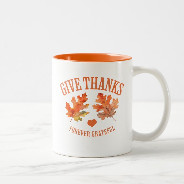 Give Thanks mug (Right)