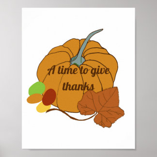 Give thanks Print, Value Poster Paper (Matte)