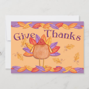 Give Thanks Thank You Card