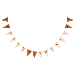 Give Thanks Thanksgiving Bunting